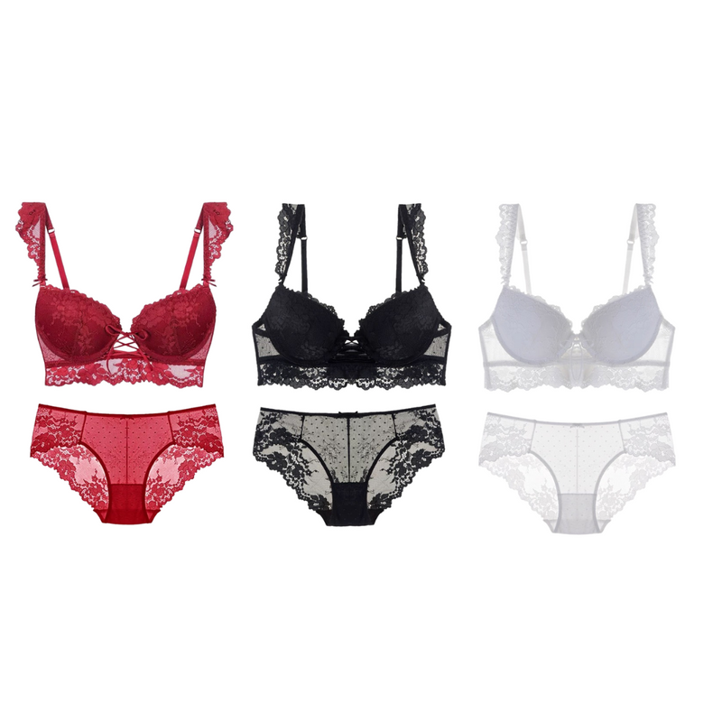 Lace Corset Charm Set（ブラショーツセット・全３色）